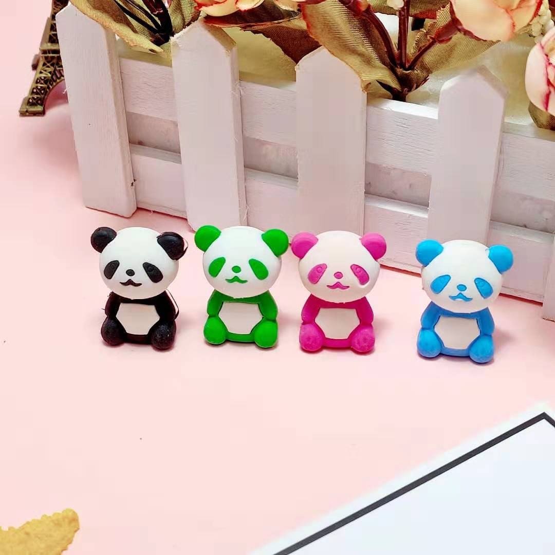 Cute Panda Shape Erasers thepaperworm