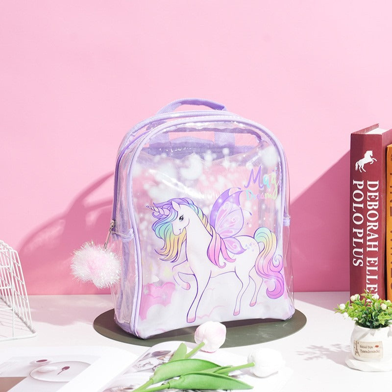 Transparent bag outlet for girls