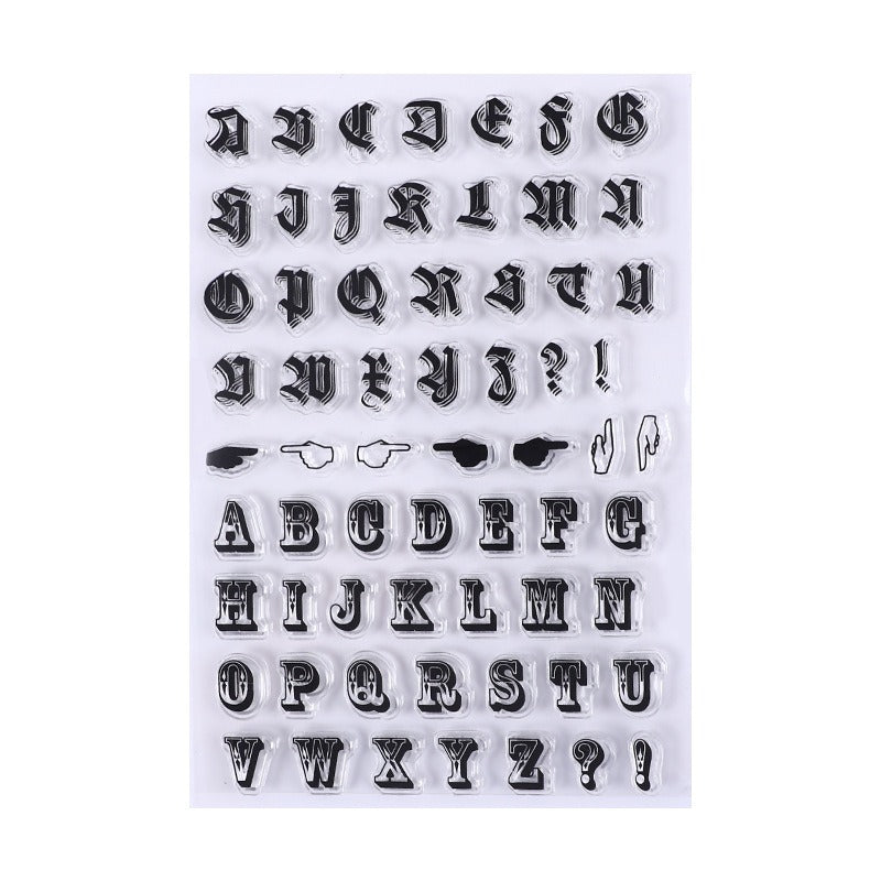 Transparent Silicon Stamp Sheets