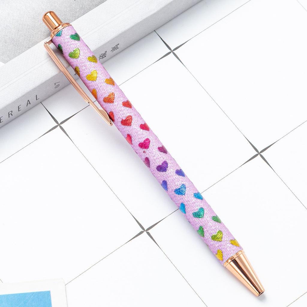 Luxury Glitter Coated Office and Gift Signature Ball Point Pen