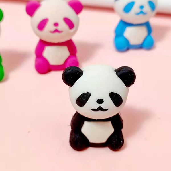 Cute Panda Shape Erasers