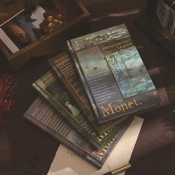 Monet Retro Oil Pianting Journal