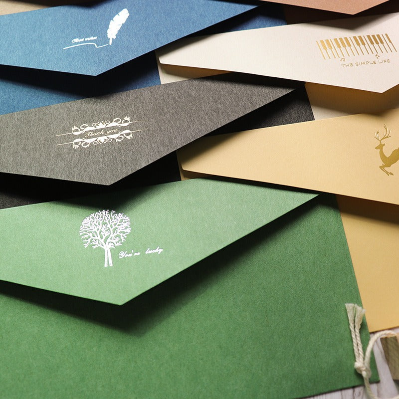 Multi Colored Paper Style Envelope