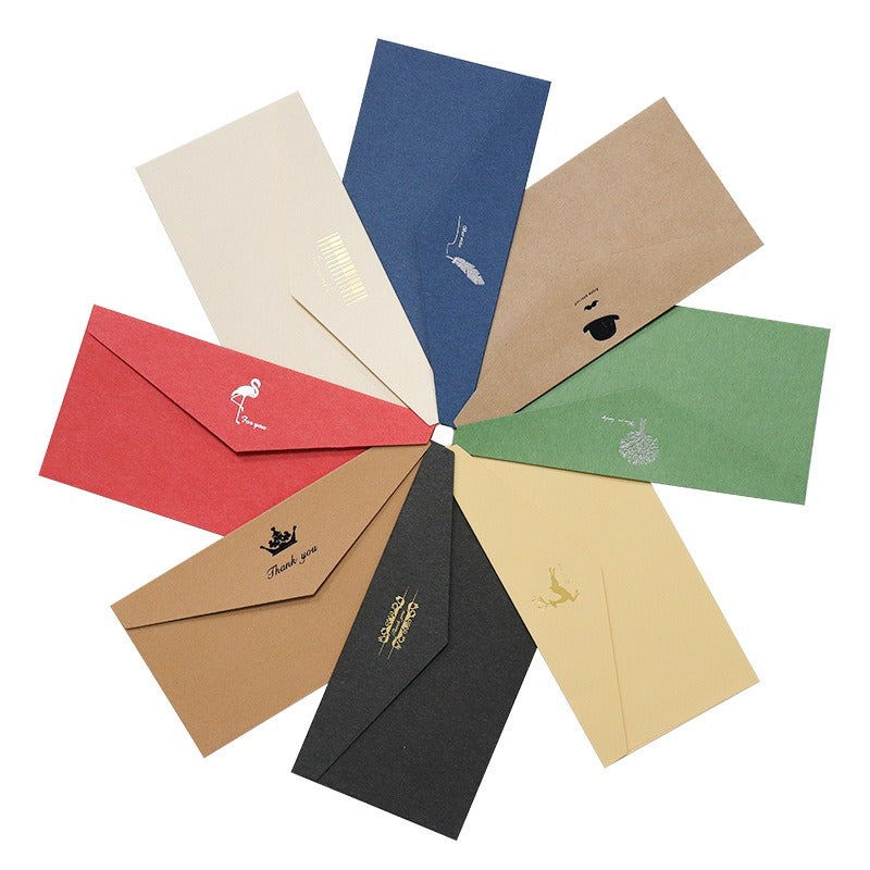 Multi Colored Paper Style Envelope