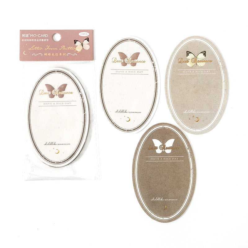 Butterfly Design Writeable Decorative Stickers