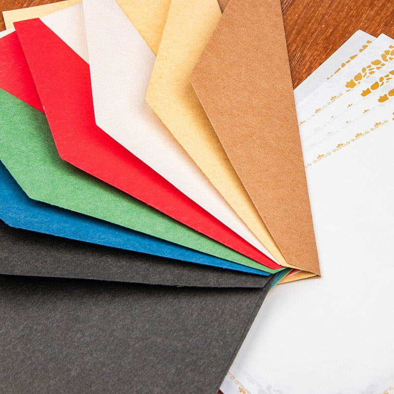 Multi Colored Paper Style Envelope