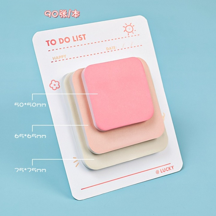 Macaron Color Combination To Do List Sticky Notes