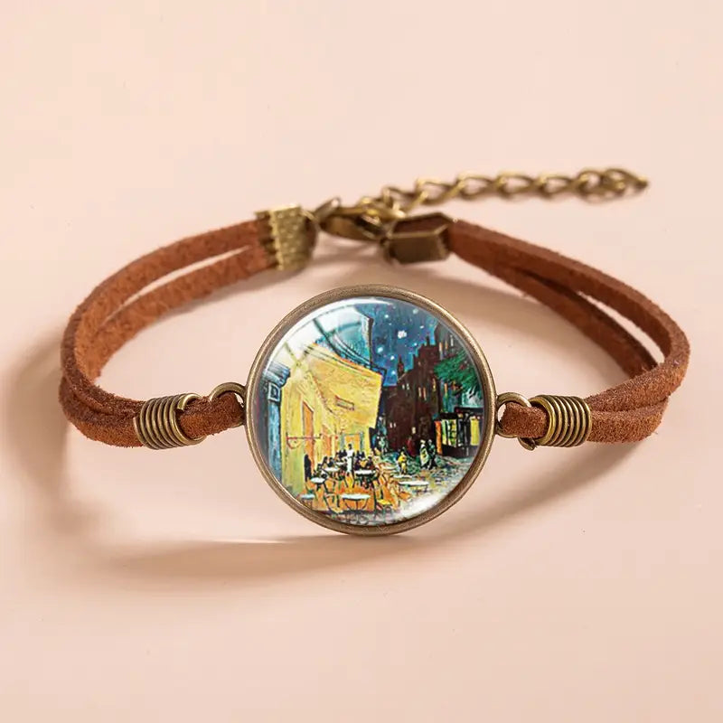 Van Gogh Leather Bracelet