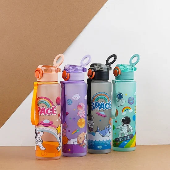 Astronaut Space Station Sipper Water Bottle