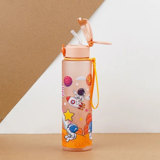 Astronaut Space Station Sipper Water Bottle