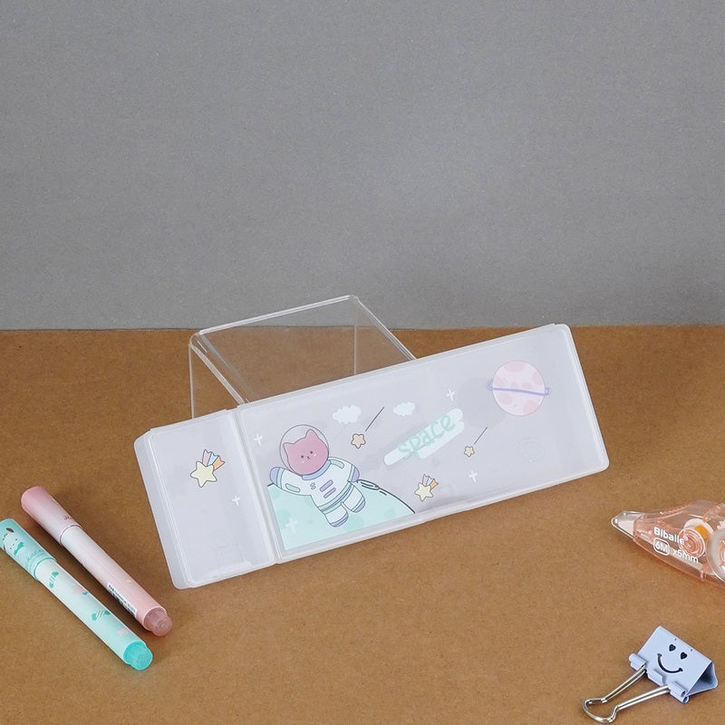 PVC Astronauts Printed Pencil Box