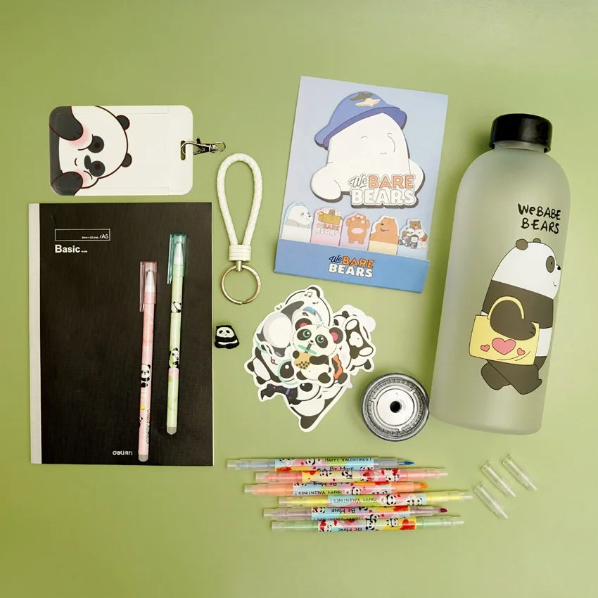 We Bare Bear Stationery Bundle - Panda