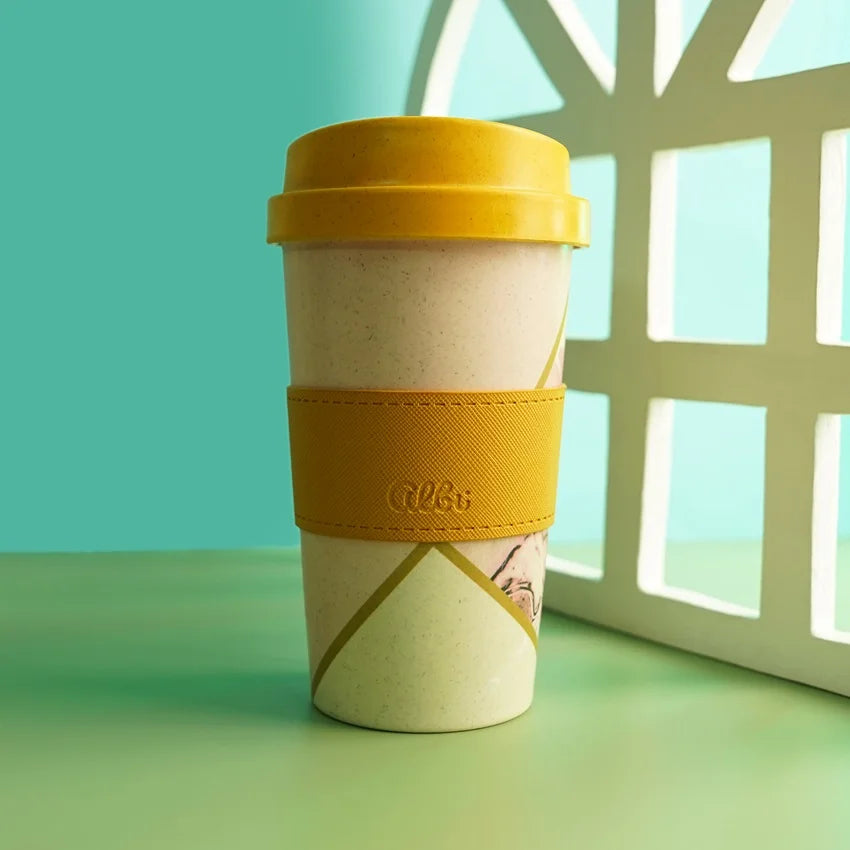 Bamboo Fiber Portable Tea and Coffee Cup - Good Day