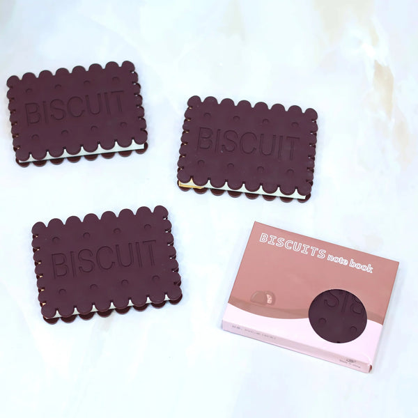 Biscuit Diary/Notepad with Rich Chocolate Fragrance