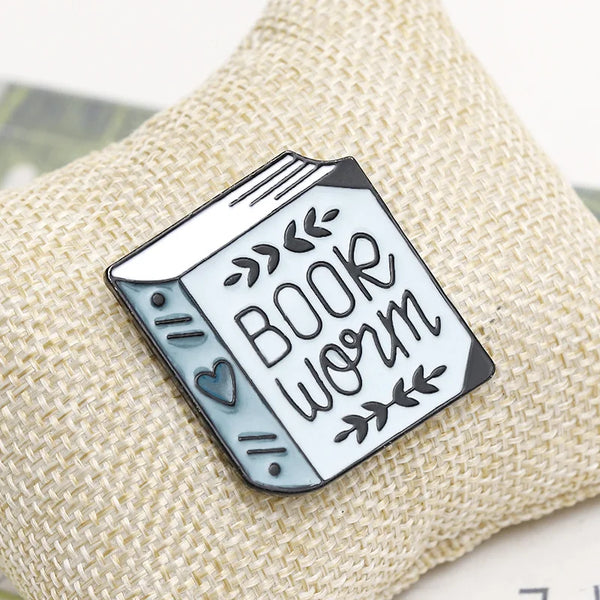 Enamel Pin - Book Worm