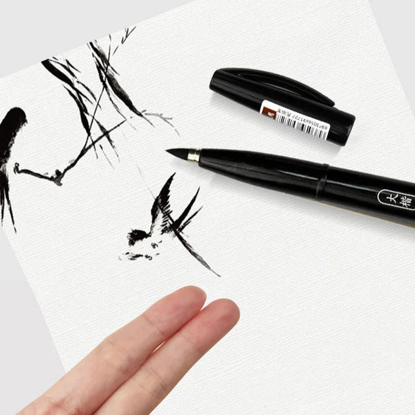 Calligraphy Brush Marker Pen With Refillable Ink