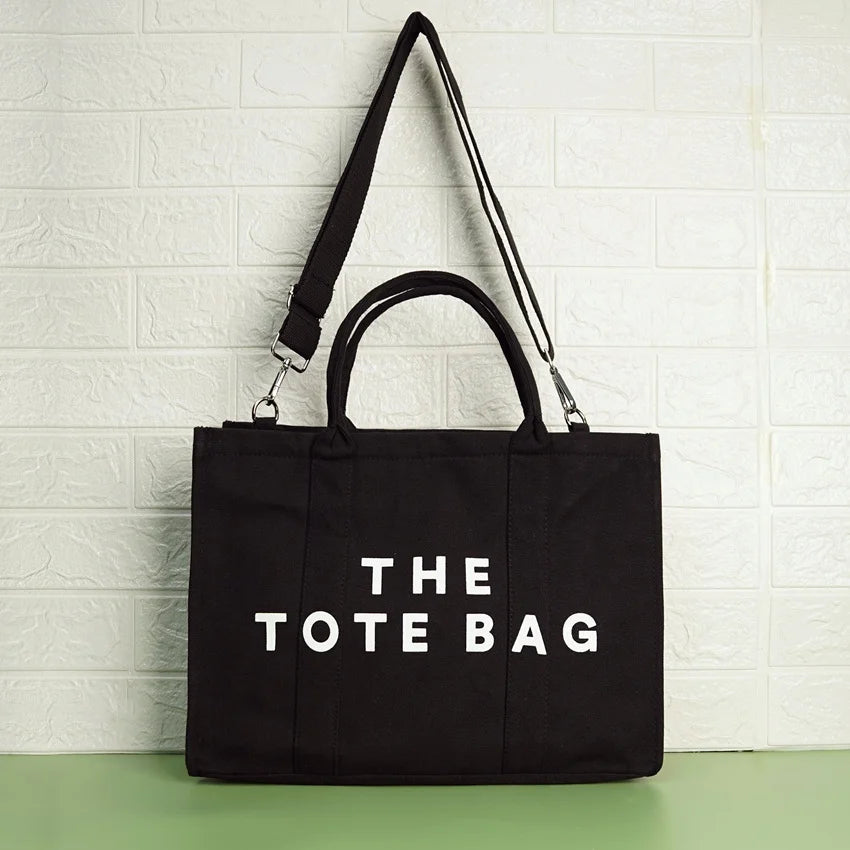 High Quality Canvas Boxed Tote and Shoulder Bag