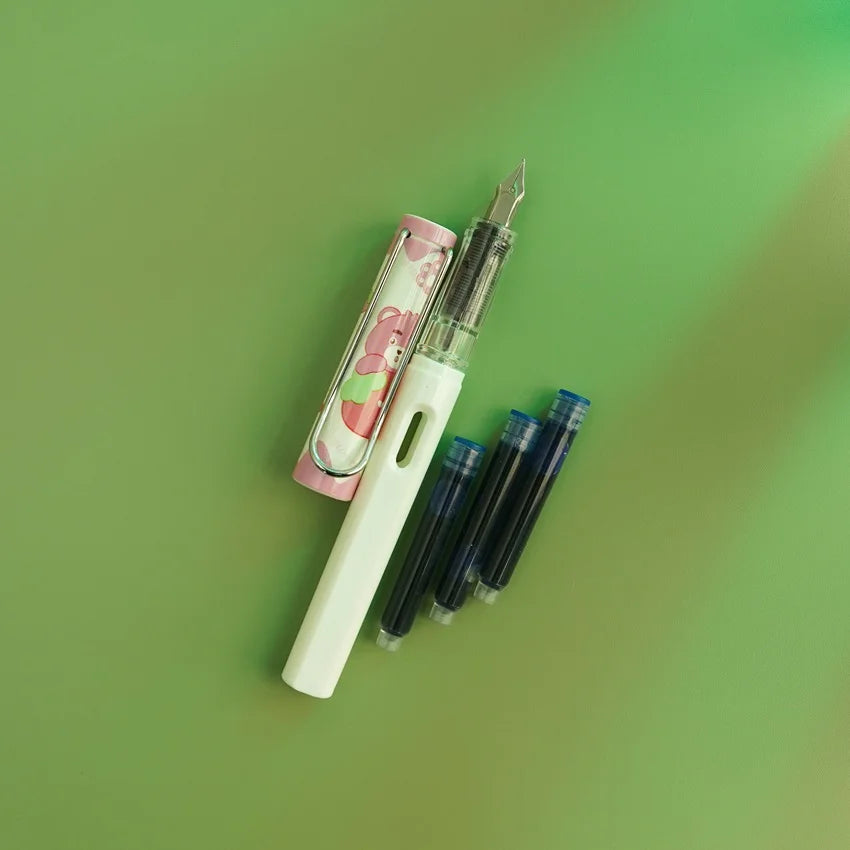 Cute Kawaii Cartoon Fountain Ink Pen