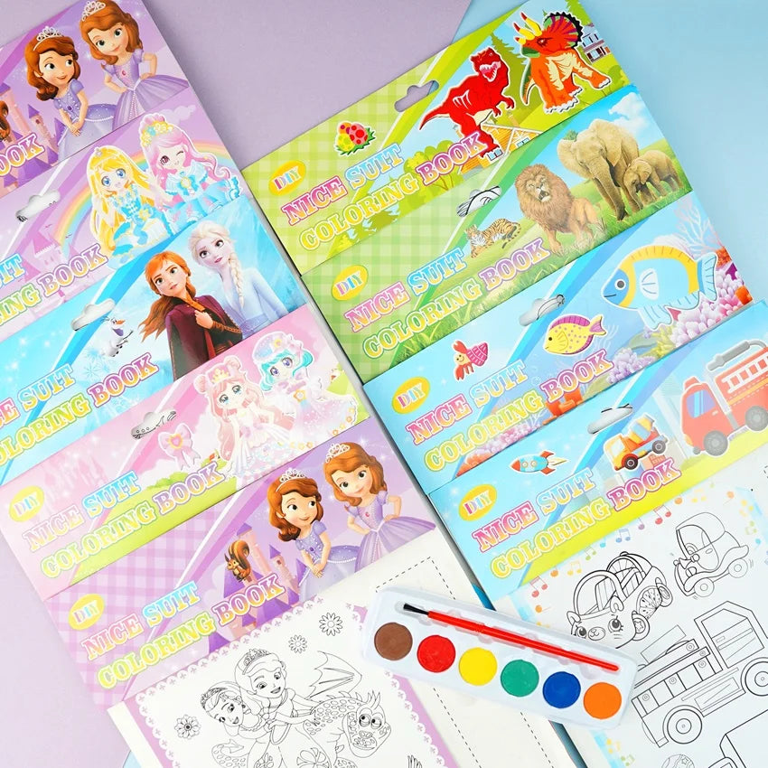 Kids Water Coloring Book