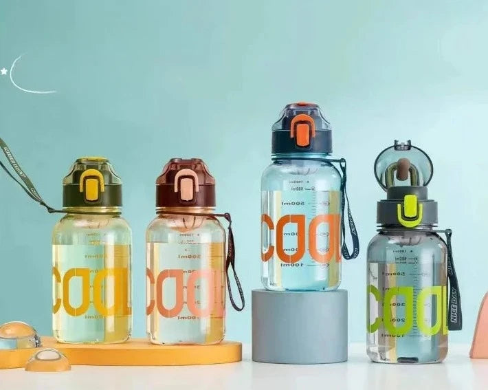 Cool Transparent Water Bottle And Sipper