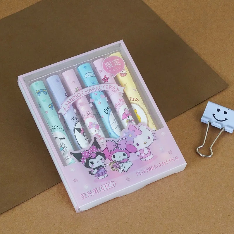 Sanrio Printed Highlighter Pack