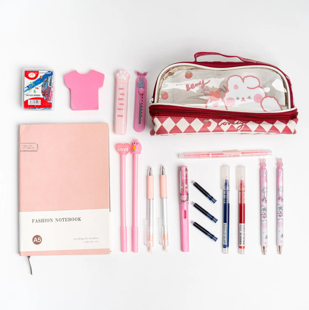 Cute kawaii Bear Stationery Bundle