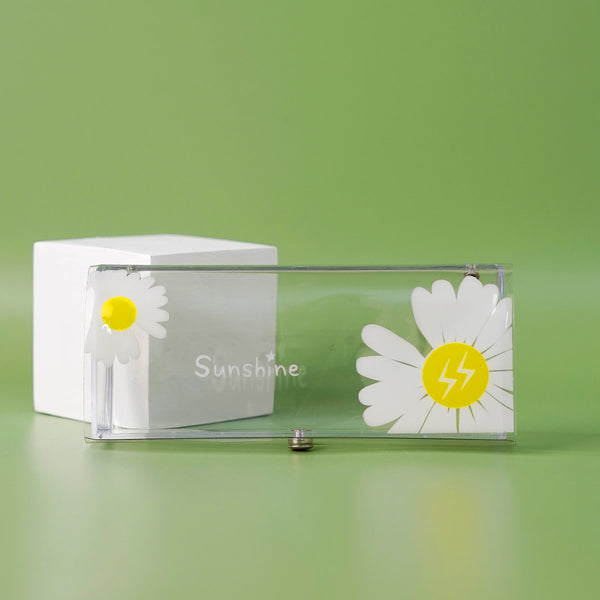 Daisy Transparent Glasses Case