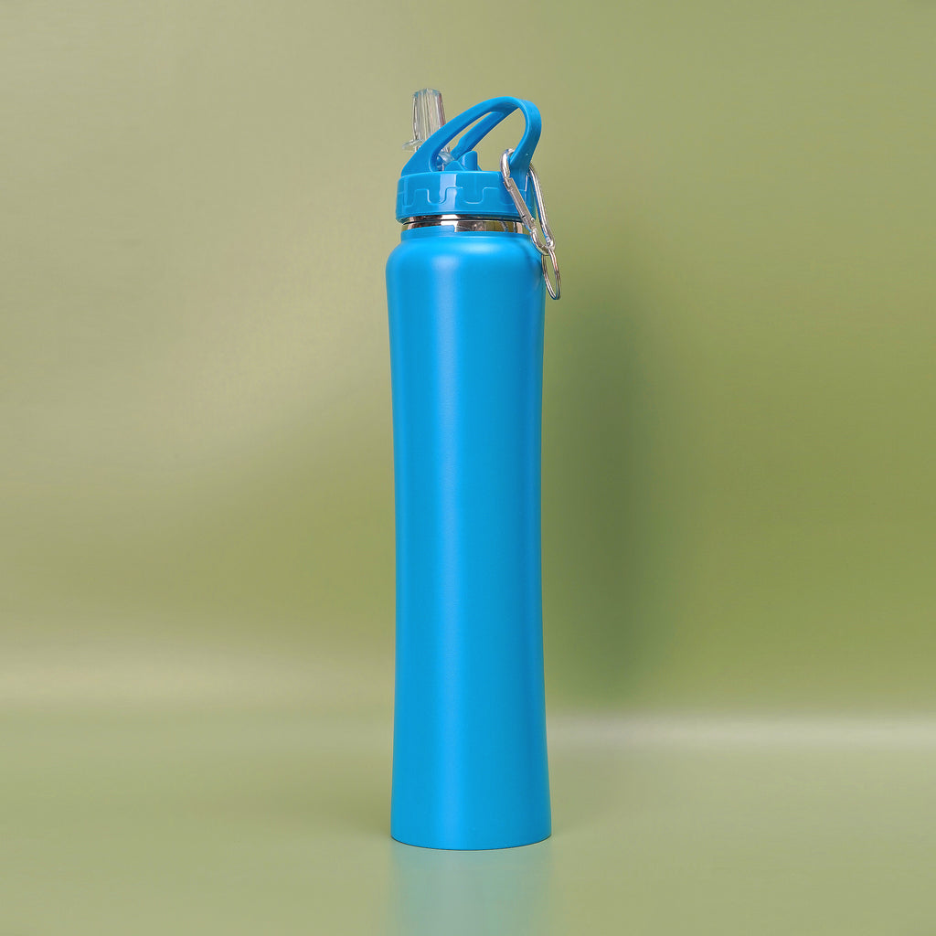 Long Steel Thermos Bottle with Hook