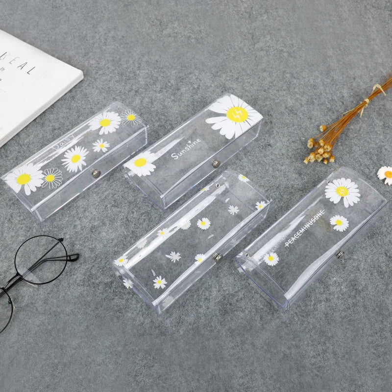 Daisy Transparent Glasses Case