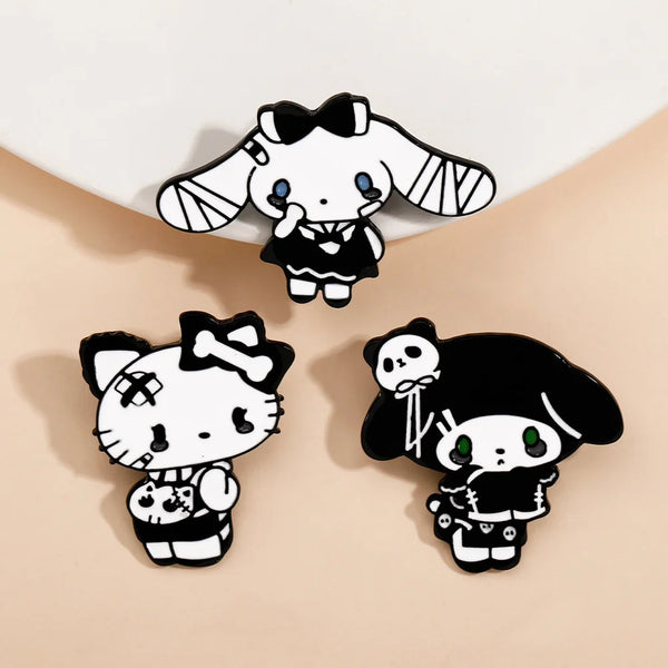 Enamel Pin - Dark Hello Kitty