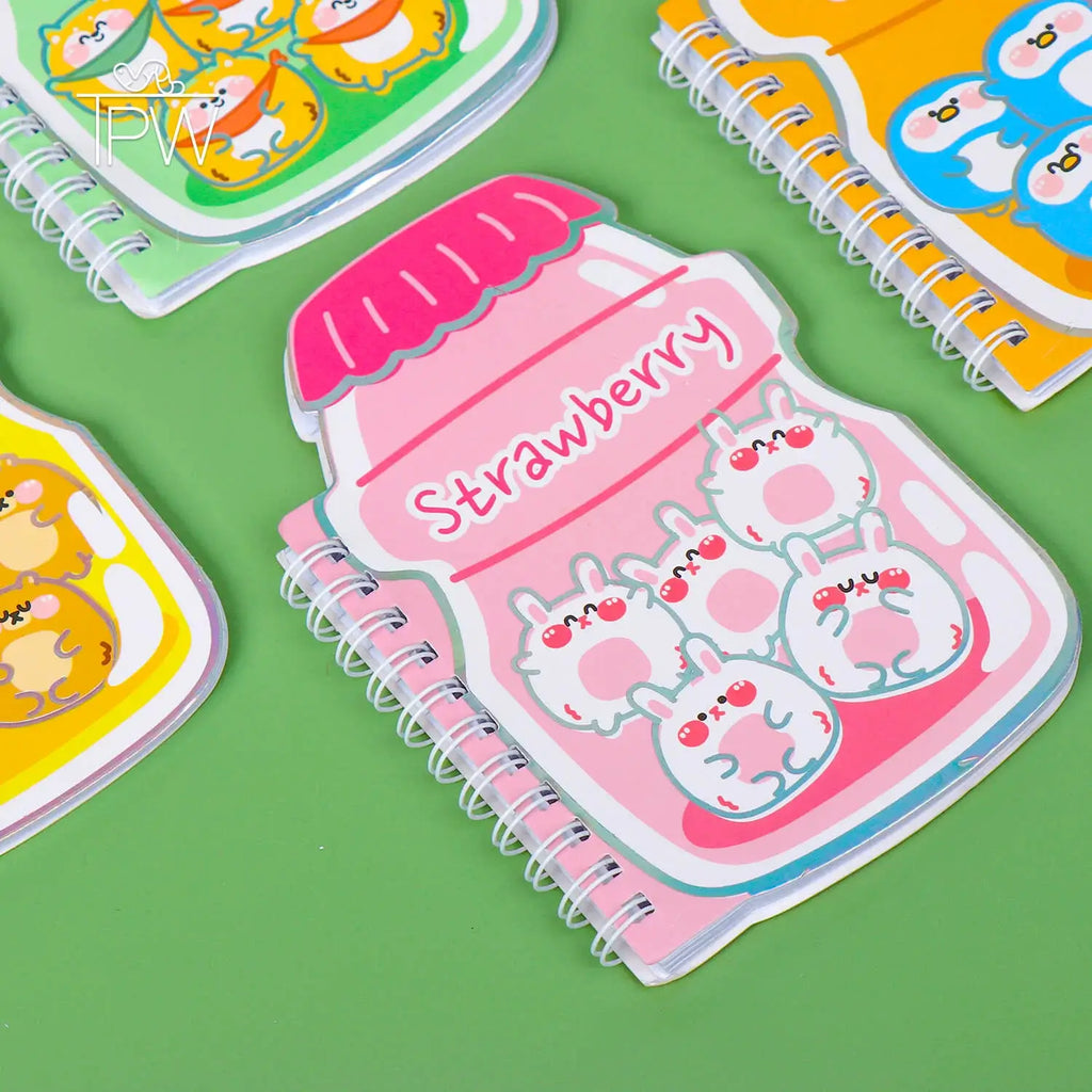 Eatable Cartoon Fruity Cover A6 Spiral Notebook