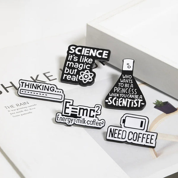 Enamel Pins - Sciences