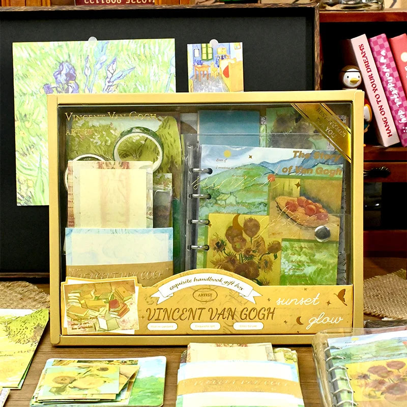 Vincent van gogh Artist Book Decoration DIY Journaling Box