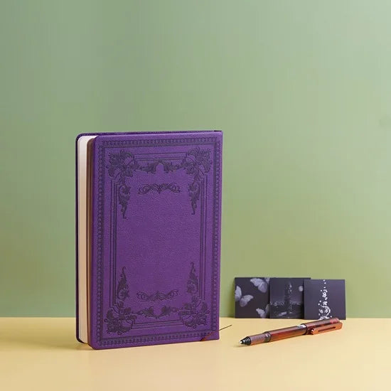 European Vintage Cover Diary Notebook