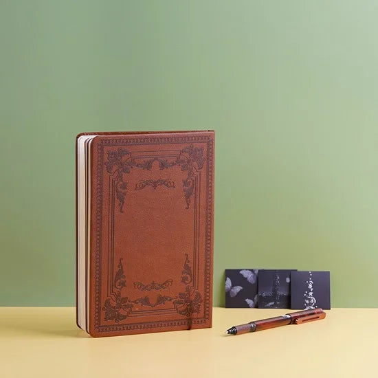 European Vintage Cover Diary Notebook