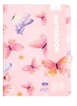 Flower Butterfly Series Hard Cover A5 Notebook journal