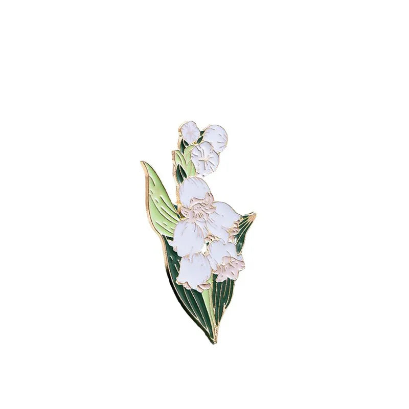 Forest Plant Flower Enamel Pin