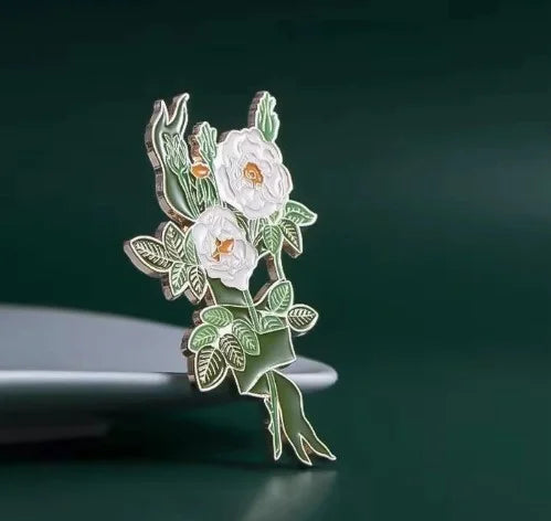 Forest Plant Flower Enamel Pin