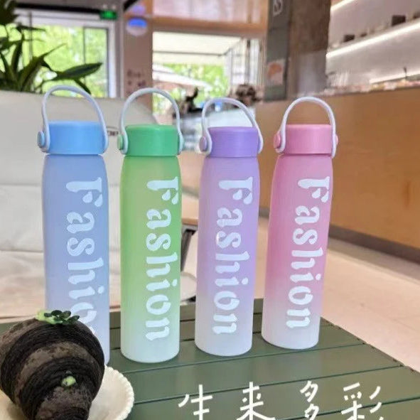 Frosted Gradient High Value Fashion Bottle and Cup