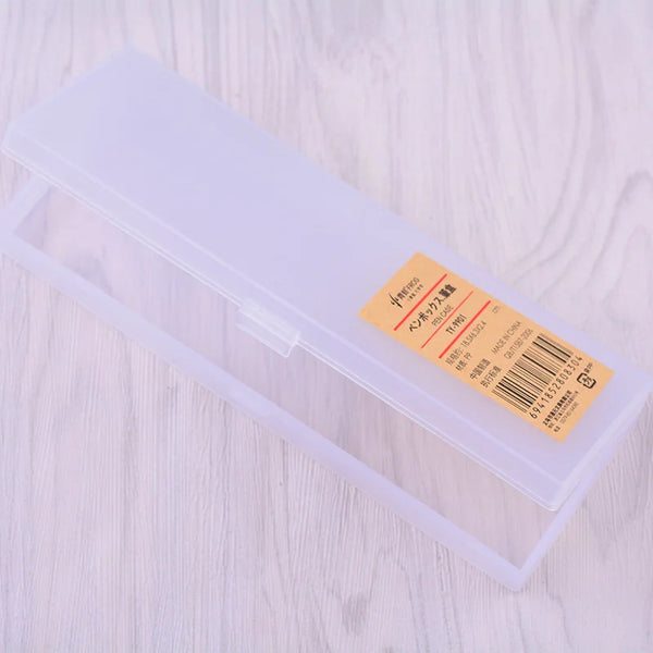 Hard PVC Frosted Storage Pencil Box