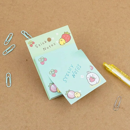 Kawai Animal Molang Sticky Notes