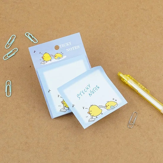 Kawai Yellow Chick Sticky Notes