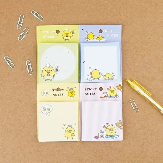 Kawai Yellow Chick Sticky Notes