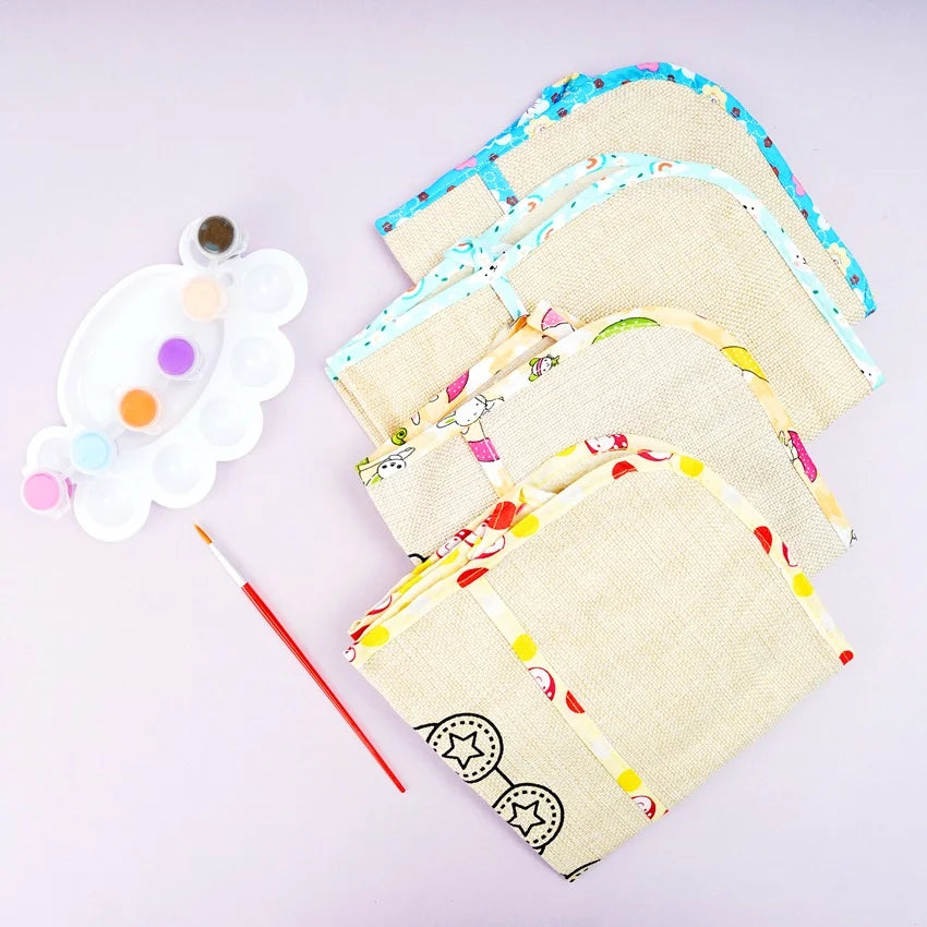 Kids Painting Apron With Water Paints