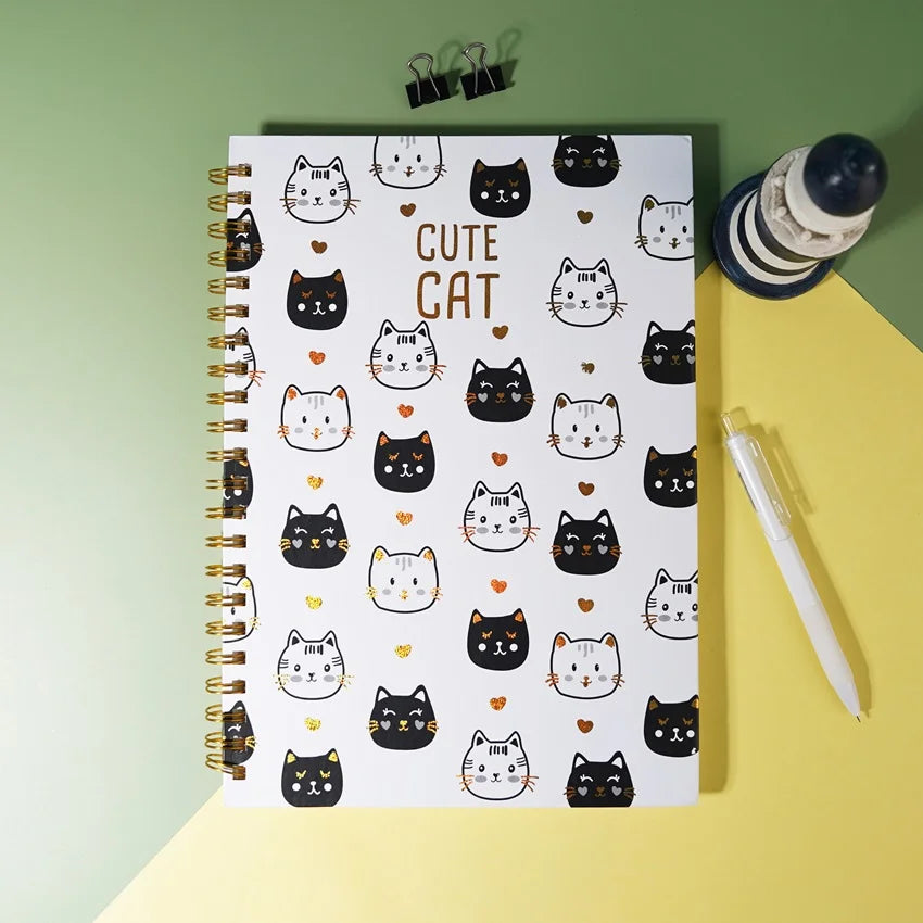 Kitty Lovers Cute Cat Coil Notebook