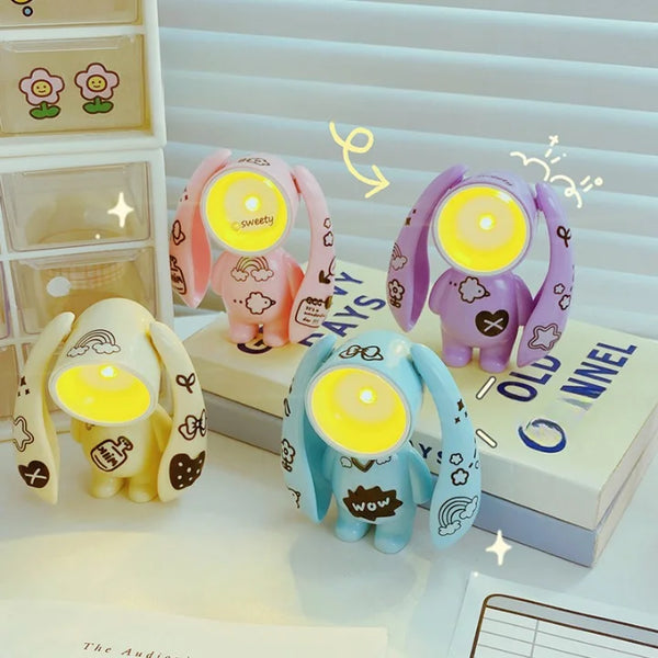 Bunny Ear Mini Decorative Night Lamp