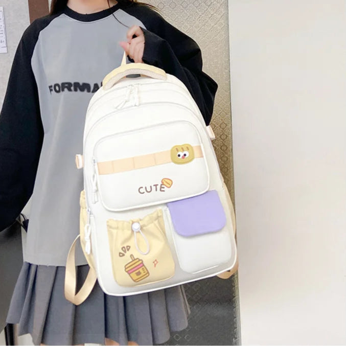 Large Capacity Trendy Korean Style Girls Backpack