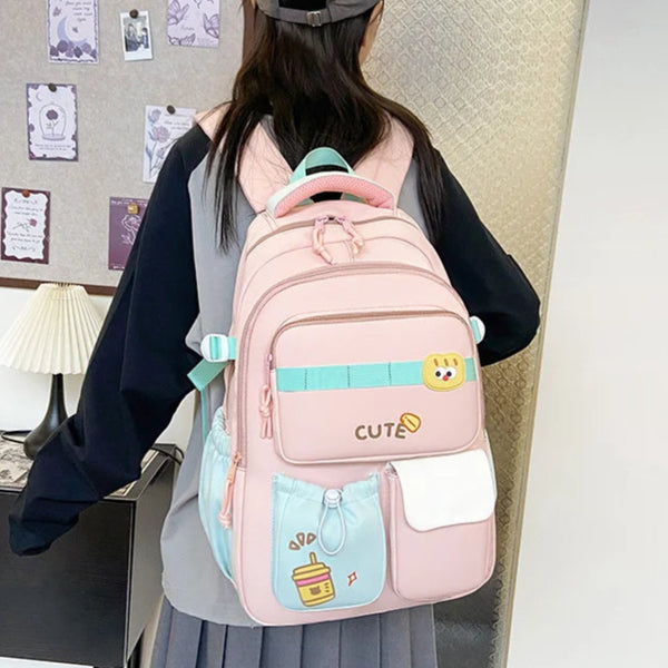 Large Capacity Trendy Korean Style Girls Backpack