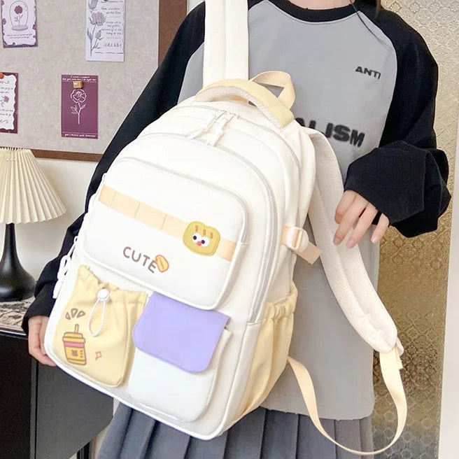 Large Capacity Trendy Korean Style Girls Backpack