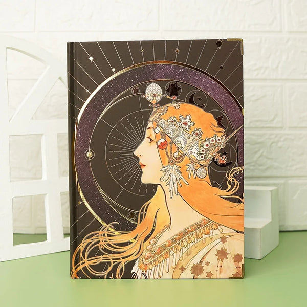 Mucha Inspired Large Sketchbook and Scrapbook